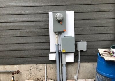Electric board in streed